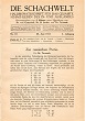 DIE SCHACHWELT / 1911 vol 1, no 10